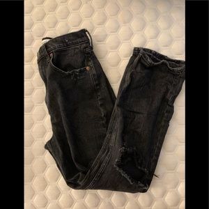 Ultra High Rise Ankle Straight Jean